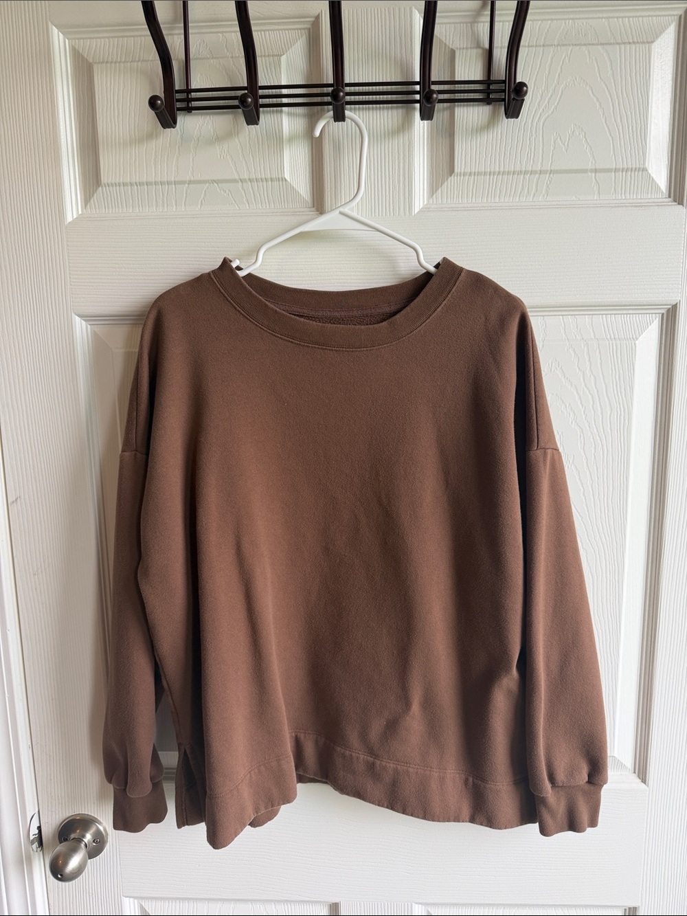 GAP Brown Oversized Crewneck Sweatshirt
